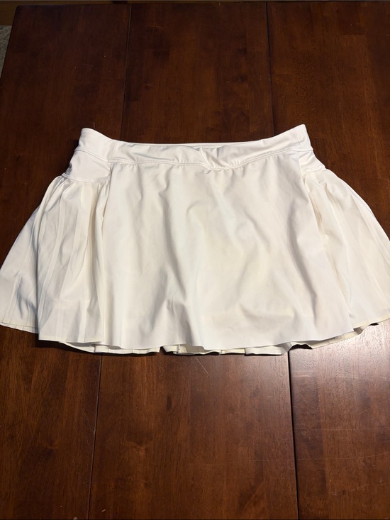 Athleta Dresses & Skirts - Athleta White Circle Skirt with Built-In Shorts